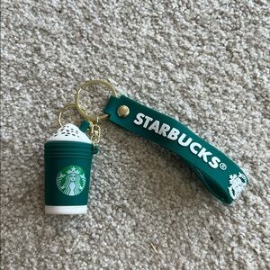 NWOT Starbucks Bearista Frappe Keychain